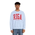 thumbnail image 5 of Riga Latvia Sweatshirt Gifts Crew Neck Shirt Long Sleeve Unisex, 5 of 7