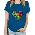 thumbnail image 2 of Fankiway T-Shirt Décontracté à Manches Courtes et Col Rond Imprimé Mode Carnaval pour Femmes, 2 of 4