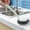 Light Green, variant on Kitchen Cleaning Sponge with Handle, Stainless Steel Wool Scrubber Brush