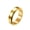 gold, variant on Men's Women's Stainless Steel Turnable High Polished Ring Simple Anxiety 6MM Couple Rings Rainbow Size 5