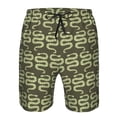 thumbnail image 3 of Goofa Green Snake Printed Mens Swim Trunks Summer Quick Dry Short Beach Swimwear Bathing Suits-X-Large, 3 of 9