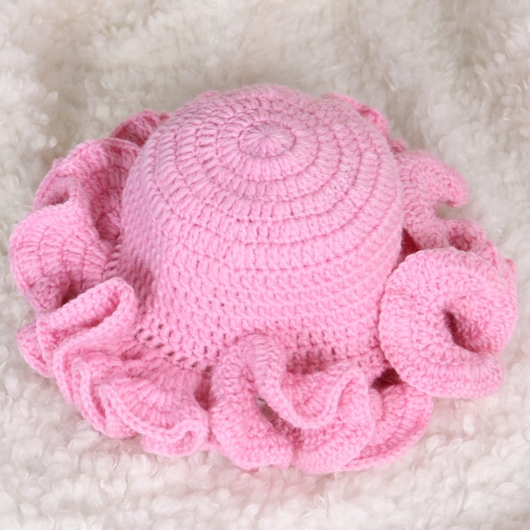 Handmade Crochet Bucket Hat for Woman Teen Outdoor Commute  display picture 2