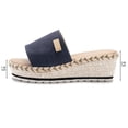thumbnail image 5 of Womens Wedge Sandals,Walking Sandals Women,Women's Sandals,Summer Slippers for Women,Sandals for Women Sandals Lightweight Non- Beach Pool Slope Heeled Slippers High Heeled Sandals,Blue,7.5, 5 of 6