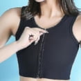 thumbnail image 5 of Faja de pecho transpirable de seda de hielo para mujer, corsé para marimacho, lesbiana, transexual, top, chaleco con cremallera frontal, faja de pecho corta, 5 of 5
