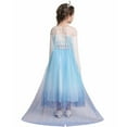 thumbnail image 4 of HAWEE Robe Elsa pour Filles Halloween Noël Costume Robe de Princesse Chic avec Accessoires, 4 of 6