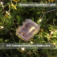 thumbnail image 5 of 2Pack Battery Operated Christmas Fairy Lights, 16ft 50LEDs 8 Modes Remote Control Lights with Timer Copper Wire String Lights for Home Party Garden Decor, 5 of 8