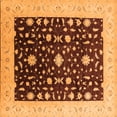 thumbnail image 1 of Ahgly Company Indoor Square Oriental Orange Traditional Area Rugs, 8' Square, 1 of 4