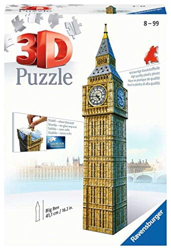 Ravensburger Big Ben 216 Piece 3D Jigsaw Puzzle for Kids and