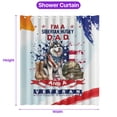 thumbnail image 5 of I'm a Siberian Husky Dad and a Veteran, Nothing Scares me Happy Father's Day Shower Curtain Husky Dog Lover Gifts Waterproof Bathroom Bathtub Curtain - 00006, 5 of 5