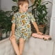 thumbnail image 4 of Balery Autumn Pumpkins Leaves Conjunto de Pijama Infantil de Manga Corta con Estampado – Ropa de Dormir de Algodón Suave-XX-Large, 4 of 6