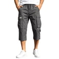 thumbnail image 3 of Cargo Shorts Men Joggers with Pockets Cycling Shorts Casual Summer Clothes Short for Men, 3 of 6