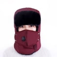 thumbnail image 3 of Gorra Ushanka cálida Toystoory para mujer burdeos, 3 of 6