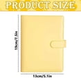 thumbnail image 2 of FENGGHAO Portable Loose Leaf Notebook Cover Multi Functional Leather Card Holder Planner Case for Business Commute Travel, 2 of 2