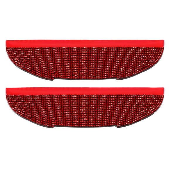 Par Coche Retrovisor Espejo Lluvia Cejas Lateral Espejo Lluvia Guardia Rojo