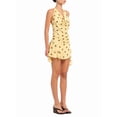 thumbnail image 4 of Women'S Polka Dots Cowl Neck Halter Dress Draped Open Back Date Night Mini Dress Color XL, 4 of 9
