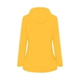 thumbnail image 2 of Chaqueta cortavientos con capucha de talla grande para mujer, abrigo de escalada, impermeable, para lluvia, 2 of 5