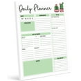 thumbnail image 1 of Inkdotpot Personal Planner Organizer, Home and Office Work Journal- 50 Undated Pages for Daily Tasks- Tear Off Notepad-(8.5x11)DailyTask Organizer- To-Do List Pad Work Day Schedule Planner, 1 of 7