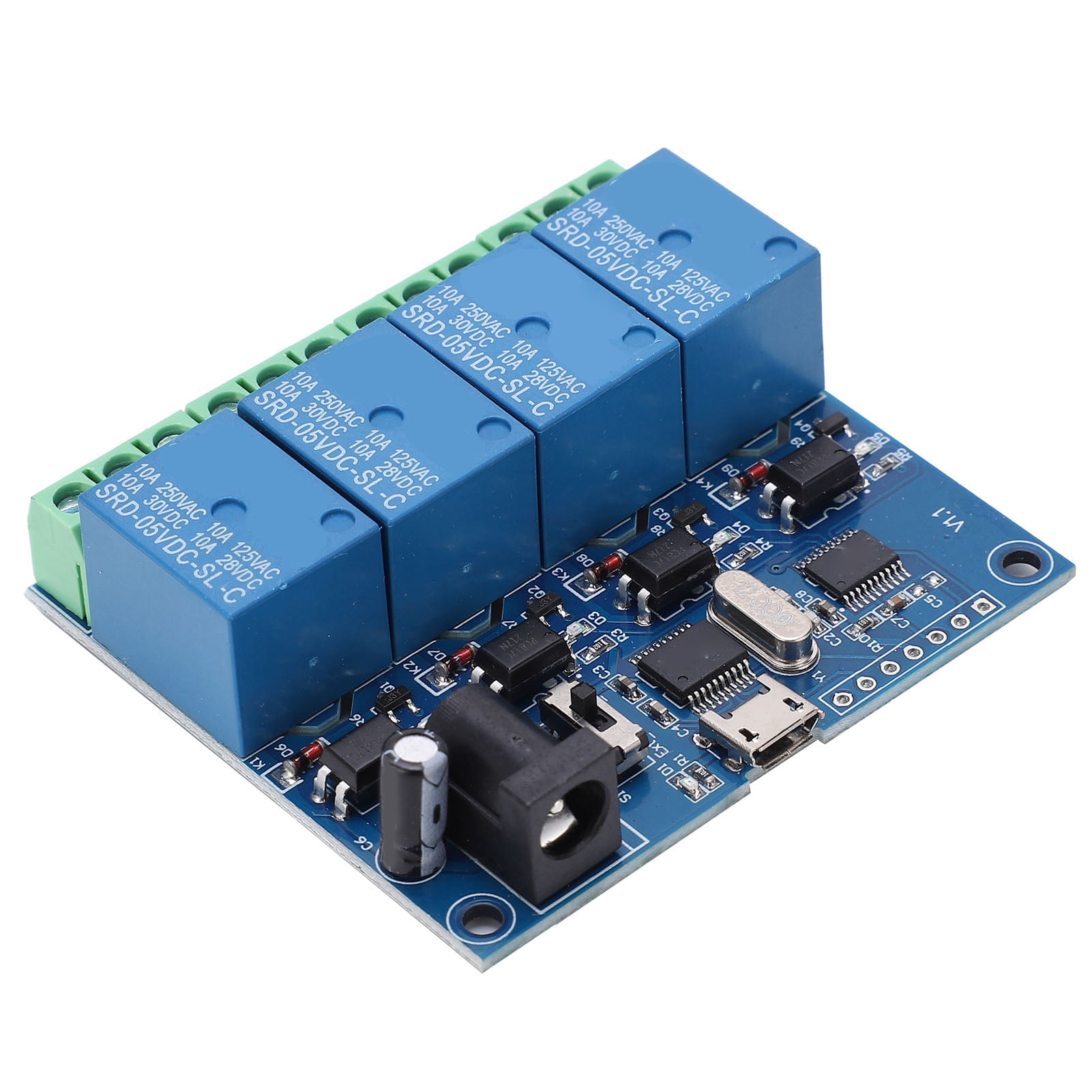 Relay Board, USB Relay Module 4 Way Relay Module DC5V Durable 4 Channel ...