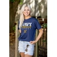 thumbnail image 3 of US Navy Girlfriend Anchor Logo Women's Graphic T Shirt Tees Brisco Brands S, 3 of 5