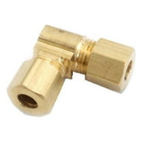 Anderson Metals 1/2 In. 90 Deg. 2-Way Compression Brass Elbow (1/4 Bend)