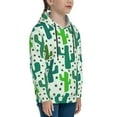 thumbnail image 3 of Lsque Cactus 1 Patten Youth Hoodie Sweatshirt Pullover with Kangaroo Pocket Boys and Girls Hoodie Warm Hoodie for Kids-Large, 3 of 6