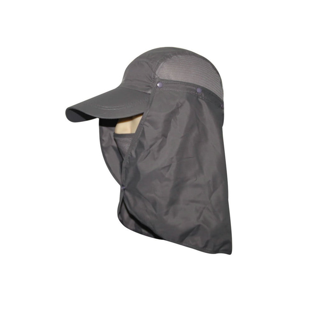 Outdoor 360 UV protection Sun block hat Folding visor fishing Nylon Cap ...