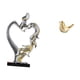 thumbnail image 5 of Escultura para dormitorio y sala de estar, figura moderna de pareja y pájaro, adorno coleccionable para decoración del hogar, ideal para bodas e inaug, 5 of 8
