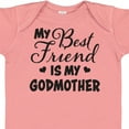 thumbnail image 4 of Inktastic My Best Friend is My Godmother with Hearts Boys or Girls Baby Bodysuit, 4 of 5