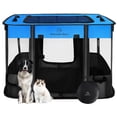 thumbnail image 1 of Corral para perros ROMANTIC BEAR 102x81x61 cm plegable con cubierta de sombra, 1 of 9