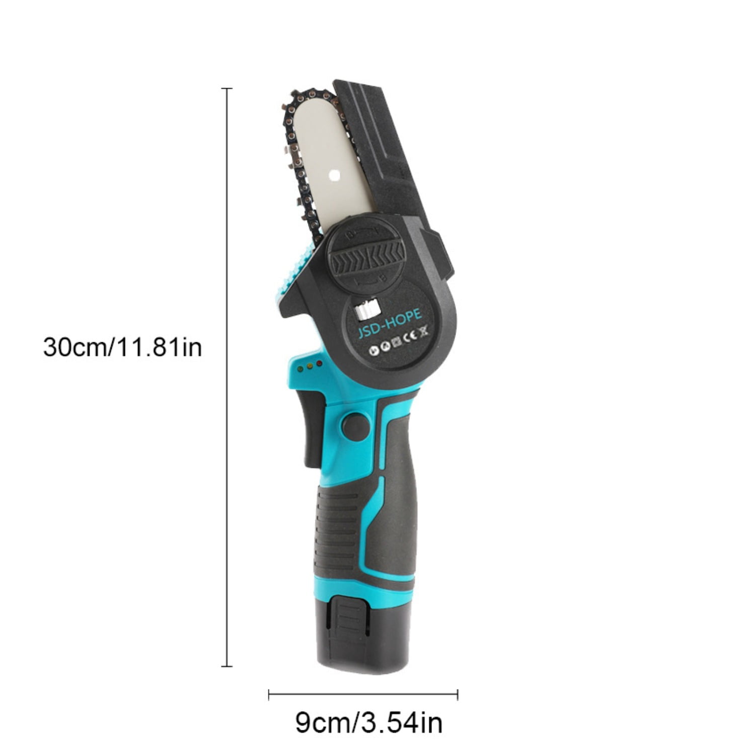 3-Inch Mini Electric Chainsaw-Cordless Handheld Chainsaw with Lithium-Ion Battery, Compact Lightweight Design for Wood Cutting, Tree Pruning&Branch Trimming, Ideal for Home Garden and Outdoor Use