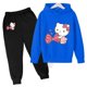thumbnail image 3 of Conjunto de ropa infantil con dibujos animados de Hello Kitty para otoño e invierno, traje deportivo de ocio para niñas pequeñas, 3 of 5