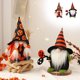 thumbnail image 1 of Decoración de Halloween de Muñeco Sin Rostro: Adorno de Gnomo Enano Rudolf, 20 X 10 Cm, Hecho a Mano, Estilo Escandinavo, para El Hogar, La Oficina y Fiestas., 1 of 6