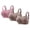 Brown, variant on 3 Pack High Impact Running Bra for Large Bust Wireless Bra No Show Underwear Plus Size Wireless Chafe Free Breathable Mesh Bra for Women Everyday Comfort Stretchy