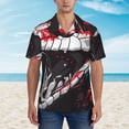 thumbnail image 2 of Haiem Fierce Red Viper Graphic Art Printed Hawaiian Shirt for Men - Men’s Casual Beach Summer Shirts - Stretch Fabric with Modern Fit-XX-Large, 2 of 7