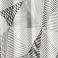 thumbnail image 3 of Hometrends Decorative Fabric Shower Curtain with Geometric Designs, 3 of 7