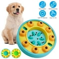 thumbnail image 2 of iMounTEK Dog Puzzle Toys Slow Feeder Bowl Food & Treat Training Toy for All Dog Sizes & Cats, Pet Push Slow Food Bowl, Non-Slip Smart Food Dispenser, Green, 2 of 8