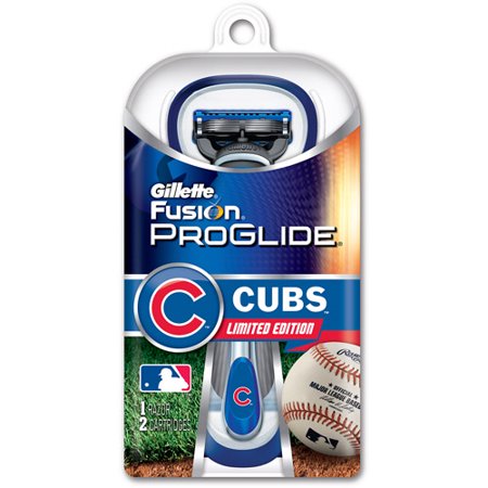 Gillette Fusion Proglide, Manual Razor, Chicago Cubs, 1ea