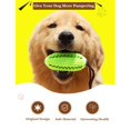thumbnail image 2 of Juguete para perros dispensador de golosinas, juguete para limpiar los dientes de los perros, juguetes interactivos de persecución, juguete de rompecabezas de golosinas para perros de caucho, 2 of 5