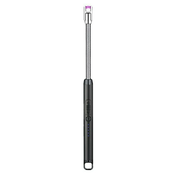 Electric Arc Lighter Rechargeable Pulse Igniter BBQ Kitchen Gas Stove Candle Firework Lighter Bendable Neck Windproof Outdoor Cooking Tool