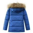 thumbnail image 2 of Lindreshi Toddler Boys Clothes Clearance Boys Winter Coat Kids Girls' Boys' Hooded down Winter Warm Jacket Puffers Outerwear, 2 of 7