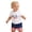 White1188, variant on HAYIMI Boys Outfit Sets 4th Of July Outfit Patriotic Letter Embroidery Short Sleeve Shirt And Shorts Casual Summer Play Fashion Party Clothes Sets for Special Occasion