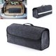 thumbnail image 1 of Organizador de Maletero de Coche, Bolsa Con Ganchos, Plegable, Gran Capacidad, Tela de Fieltro Gris, Plas de Almacenamiento Prescicas, Artículos Esenciiales de Vije, 1 of 7