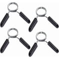 thumbnail image 1 of 4pcs 1 Inch Barbell Clamps, Spring Clip Collars Bars Clips Fitness Weight Lifting Dumbbell Weight Bar Clip Clamps for Many Gym Equipment Strength Training Accessory, 1 of 5