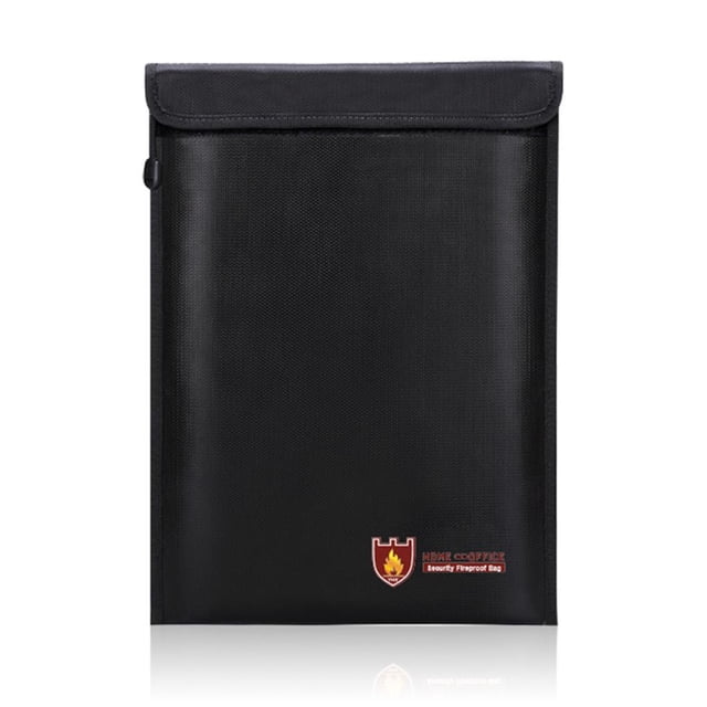 Ounissouiy Bolsa de documentos ignífuga para el hogar Almacenamiento seguro a prueba de agua para valores Nota Archivo Pasaportes Documentos Joyas Almacenamiento y organización del hogar Ounissouiy HA023564-00