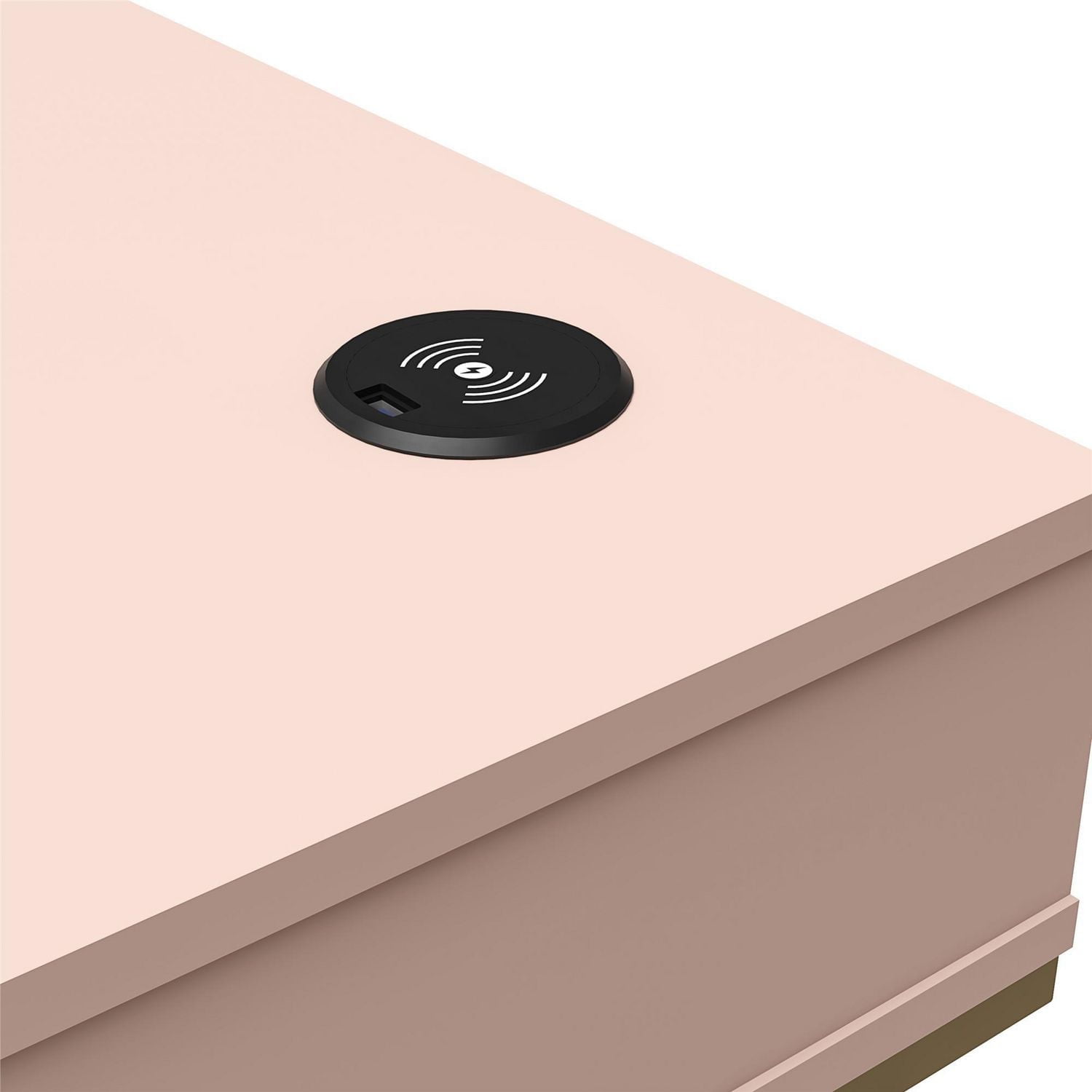 Bureau de travail Camila, Rose