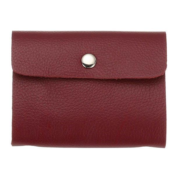 Uxcell 2 Pcs Organizador de Cartera de Cuero para Tarjetas de Crédito Delgado, Gris