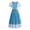 Only Blue Dress, variant on KAWELL Holly Costume Movie Holly Wheeler Dress Scarf Blue Floral Skirt Halloween Outfits