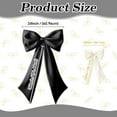 thumbnail image 2 of AUR  Black White Bow Decor 2 Pack,Large & Small Coquette Room Backdrop Wall Decor for Bachelorette Baby Shower Bridal Shower Bow Birthday Decorations, 2 of 15