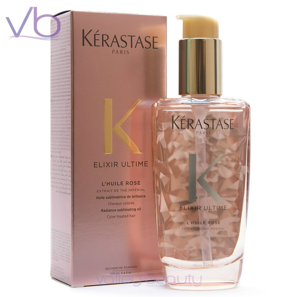Kerastase Elixir Ultime L'huile Rose for Color Treated Hair 3.4 Oz