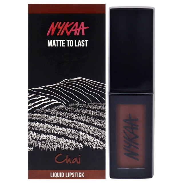 Lápiz labial líquido Matte to Last - 18 Chai Nykaa Cosmetics para mujeres 0,16 oz
